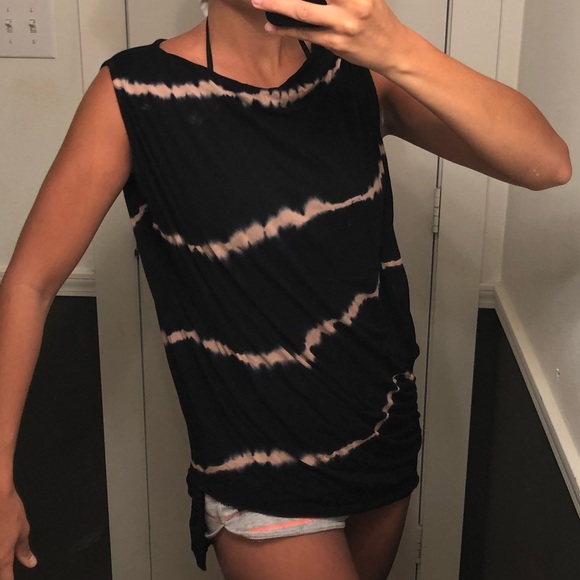 Young Fabulous Broke tie-dye tunic top - Picture 3 of 4